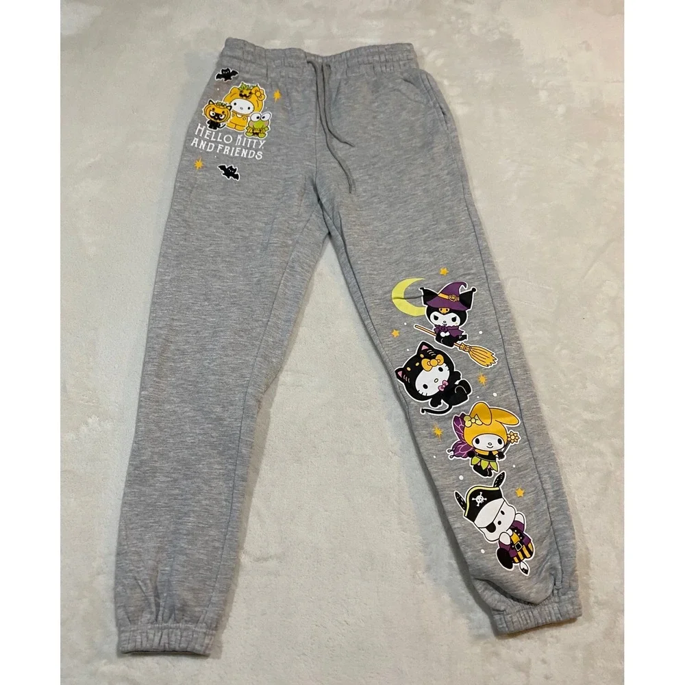 Hello Kitty and Friends Halloween Hoodie and Joggers Set Gray Youth? M/XS